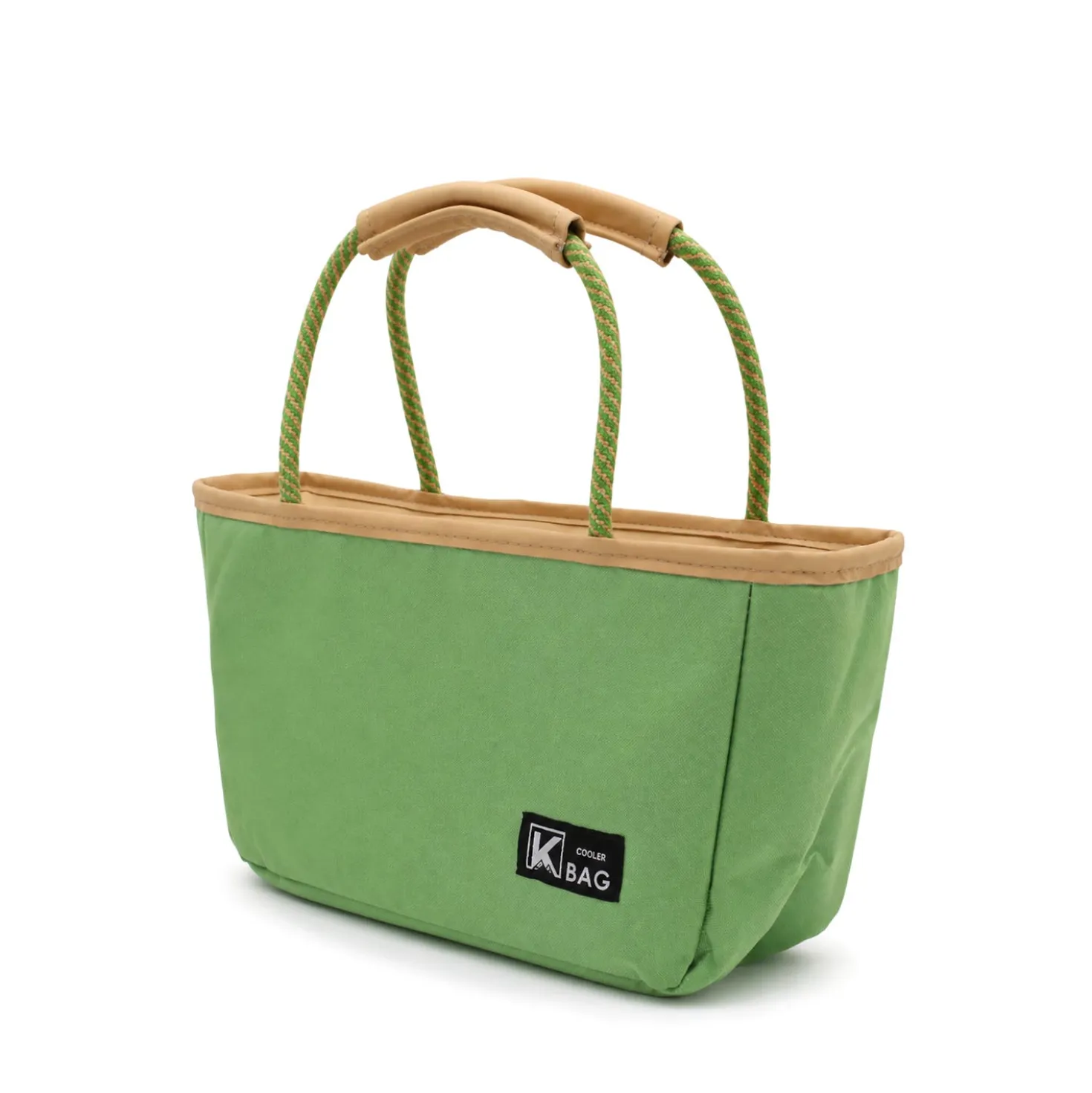 Borsa termica con manici verde 27x10x15 cm