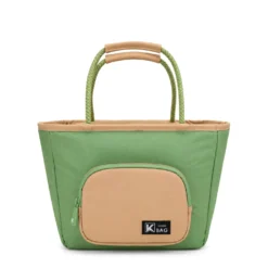 Borsa termica con manici verde 30x15x20 cm