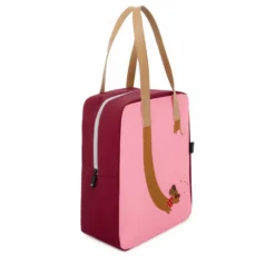 Borsa termica impermeabile bassotto 11 L rosa con manici