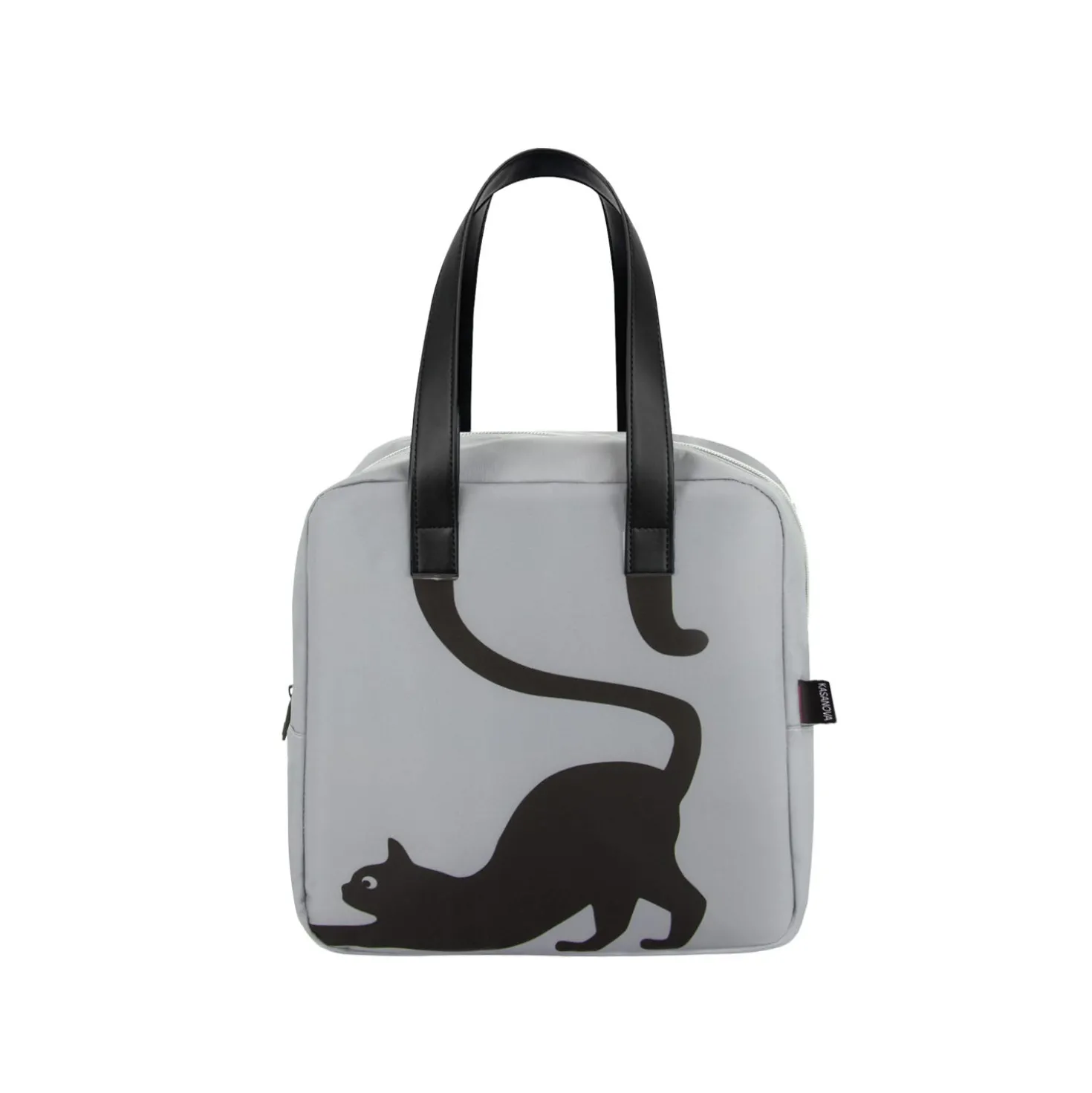 Borsa termica impermeabile gatto 6,5 L grigio con manici