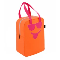 Borsa termica impermeabile 11 L arancione linguaccia con manici