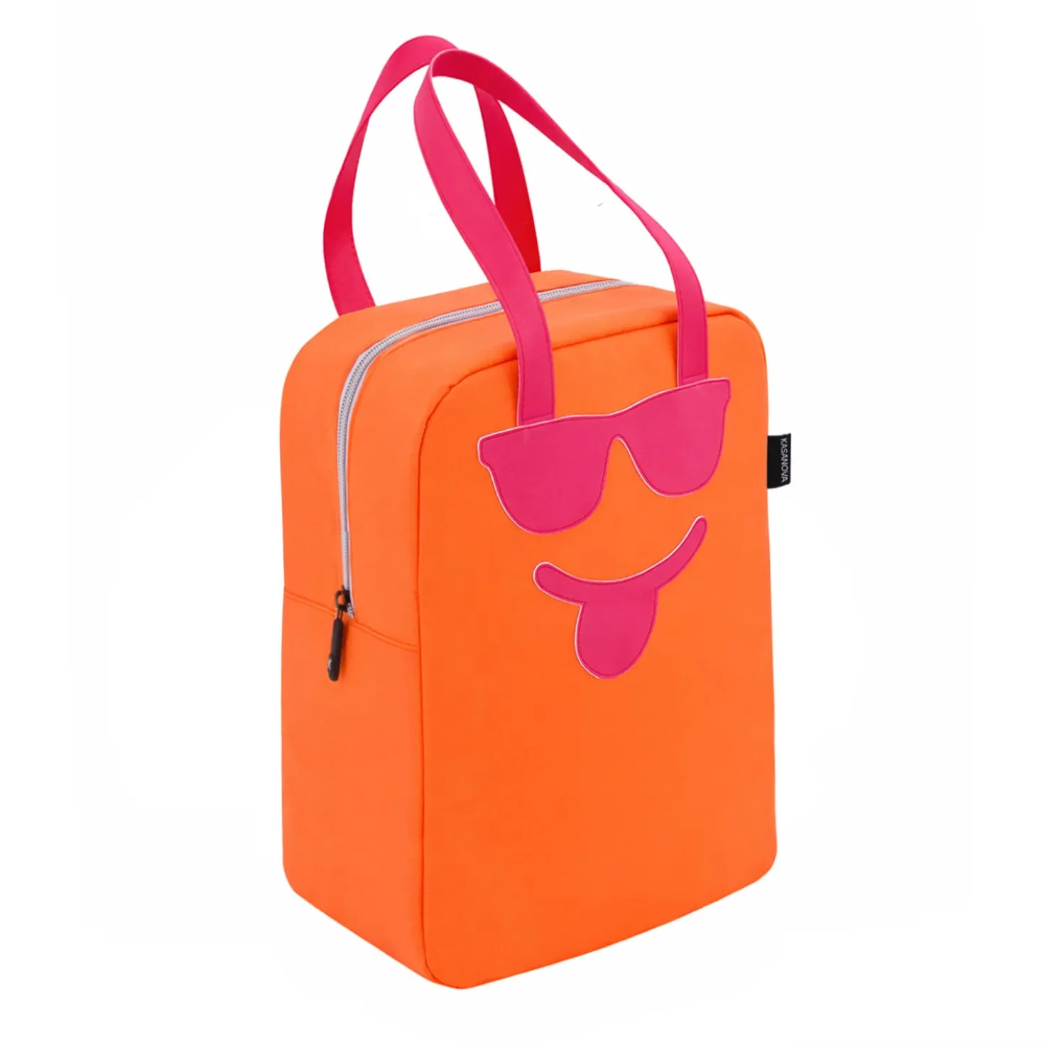 Borsa termica impermeabile 11 L arancione linguaccia con manici