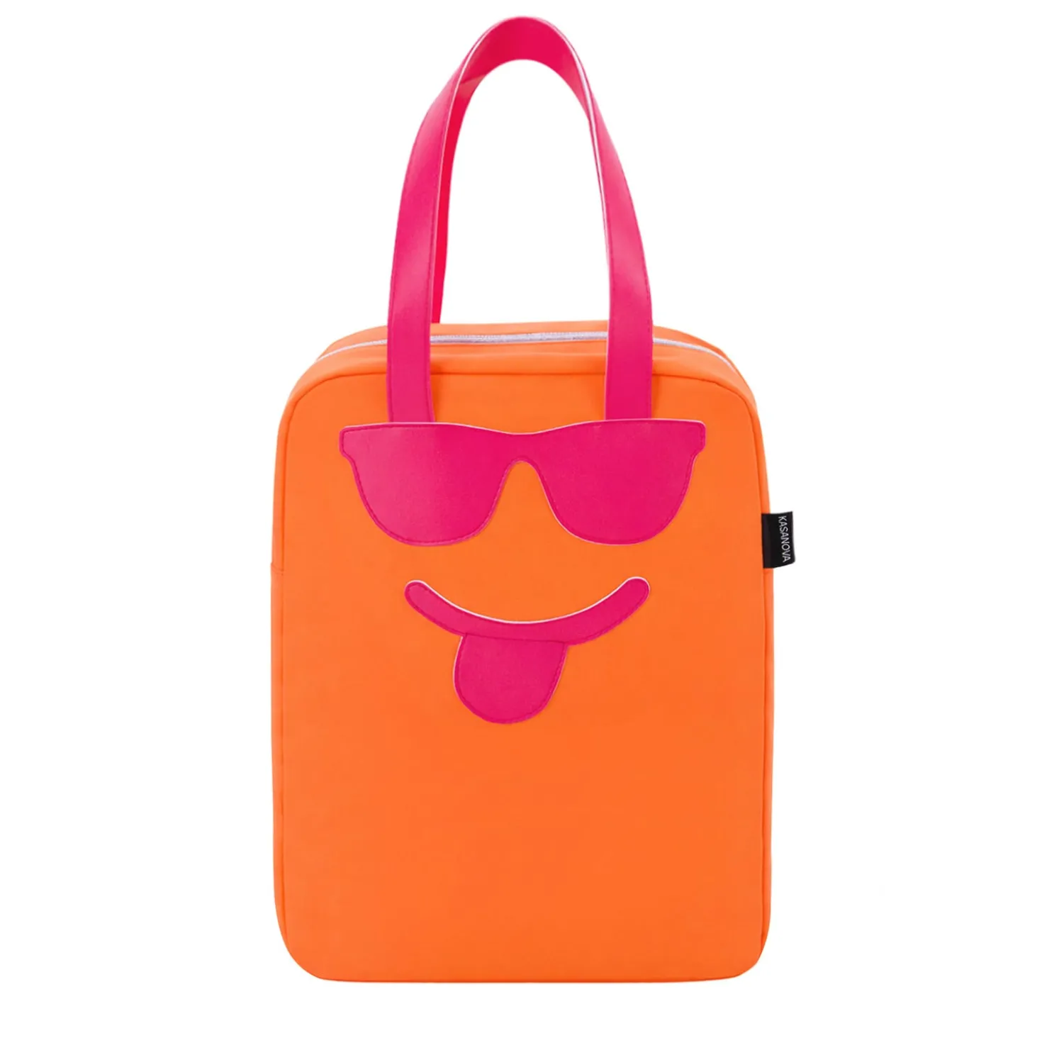 Borsa termica impermeabile 11 L arancione linguaccia con manici