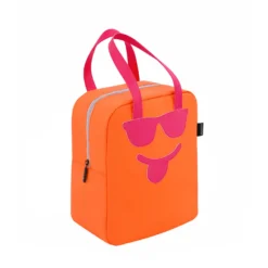 Borsa termica impermeabile 8,5 L arancione linguaccia con manici