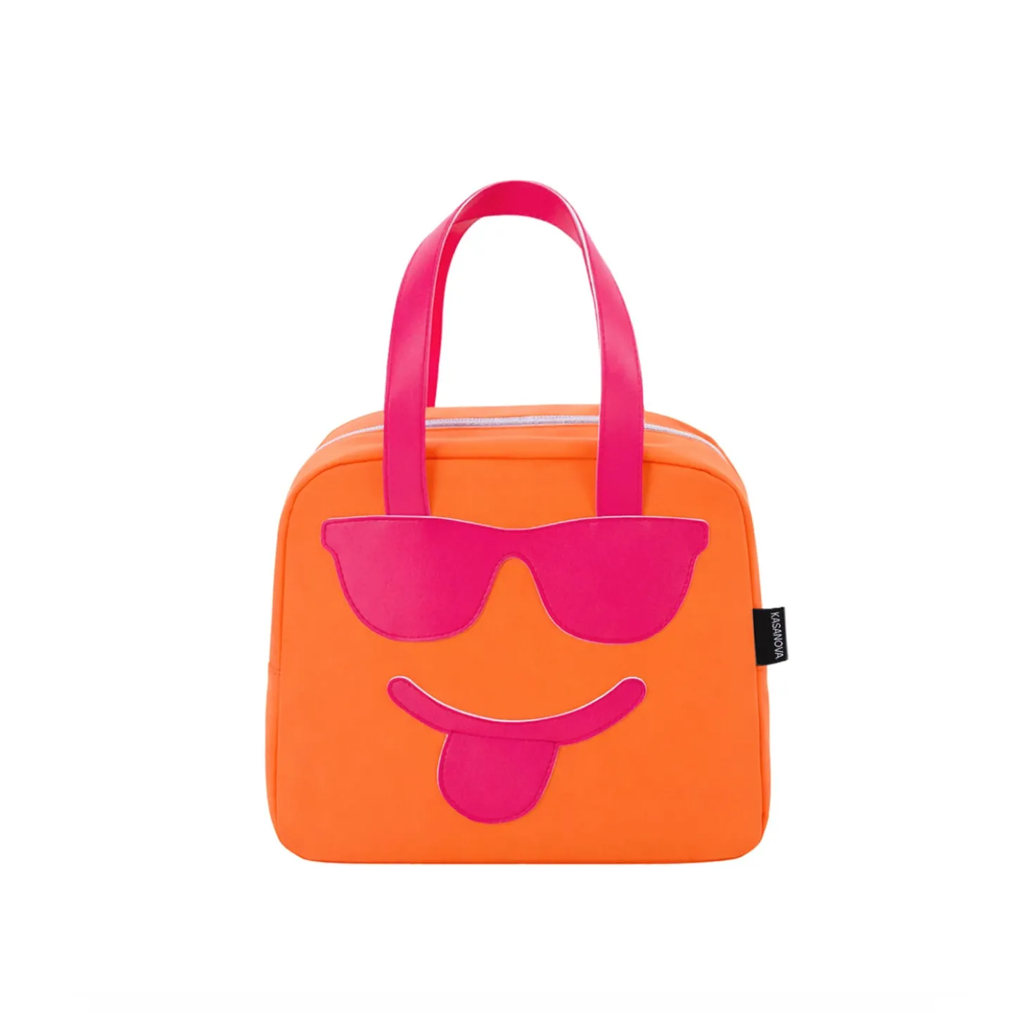 Borsa termica impermeabile 6,5 L arancione linguaccia con manici