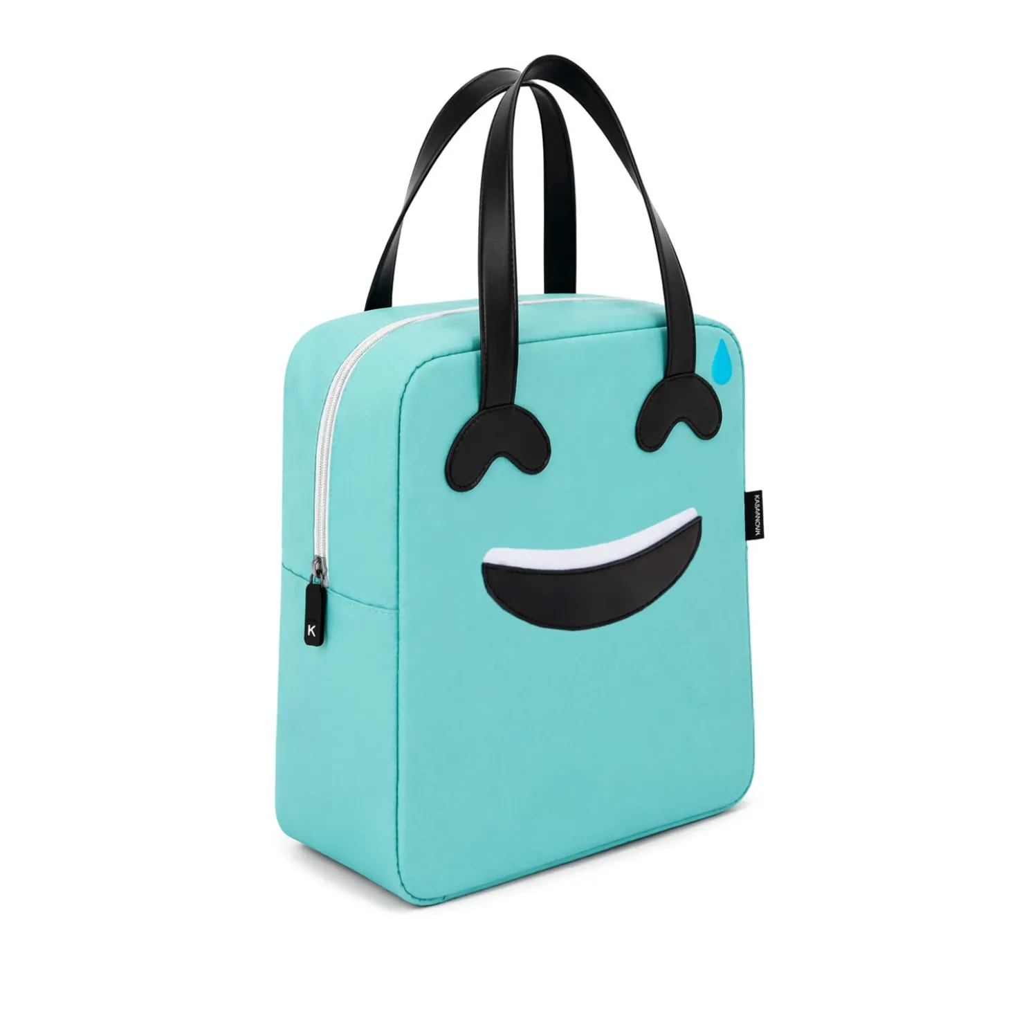 Borsa termica impermeabile 8,5 L azzurro sorriso con manici
