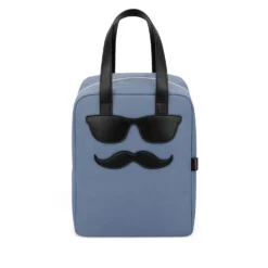 Borsa termica impermeabile 11 L baffi blu con manici