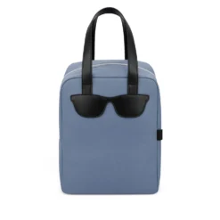 Borsa termica impermeabile 11 L baffi blu con manici