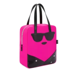 Borsa termica impermeabile 8,5 L rosa occhiali con manici