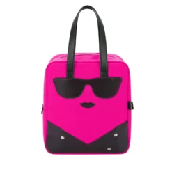 Borsa termica impermeabile 8,5 L rosa occhiali con manici