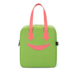 Borsa termica impermeabile 8,5 L verde sorriso con manici