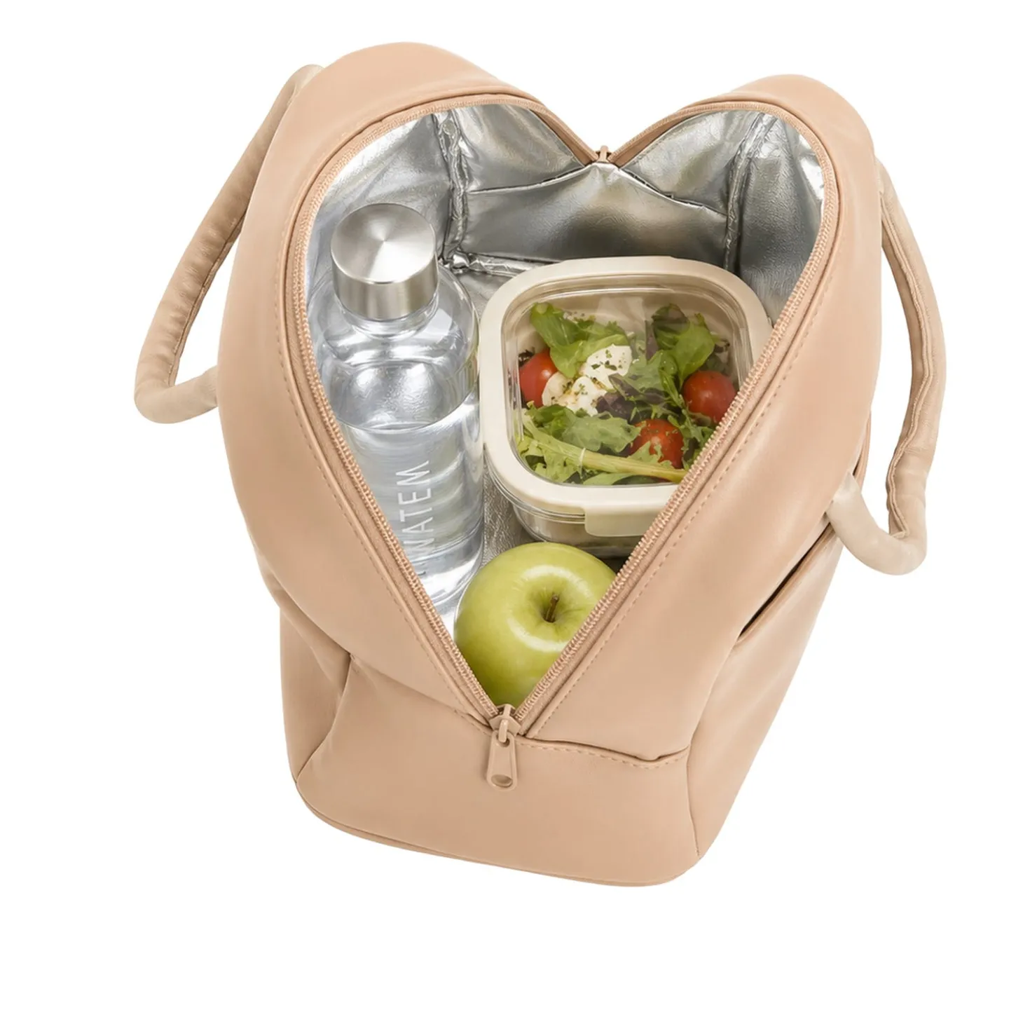 Borsa termica 8 L con manici rosa
