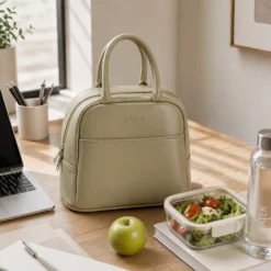 Borsa termica 8 L con manici taupe