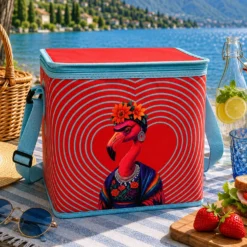 Borsa termica 20 L con tracolla fenicottero