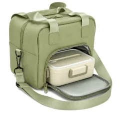 Borsa termica 10 L con tracolla verde