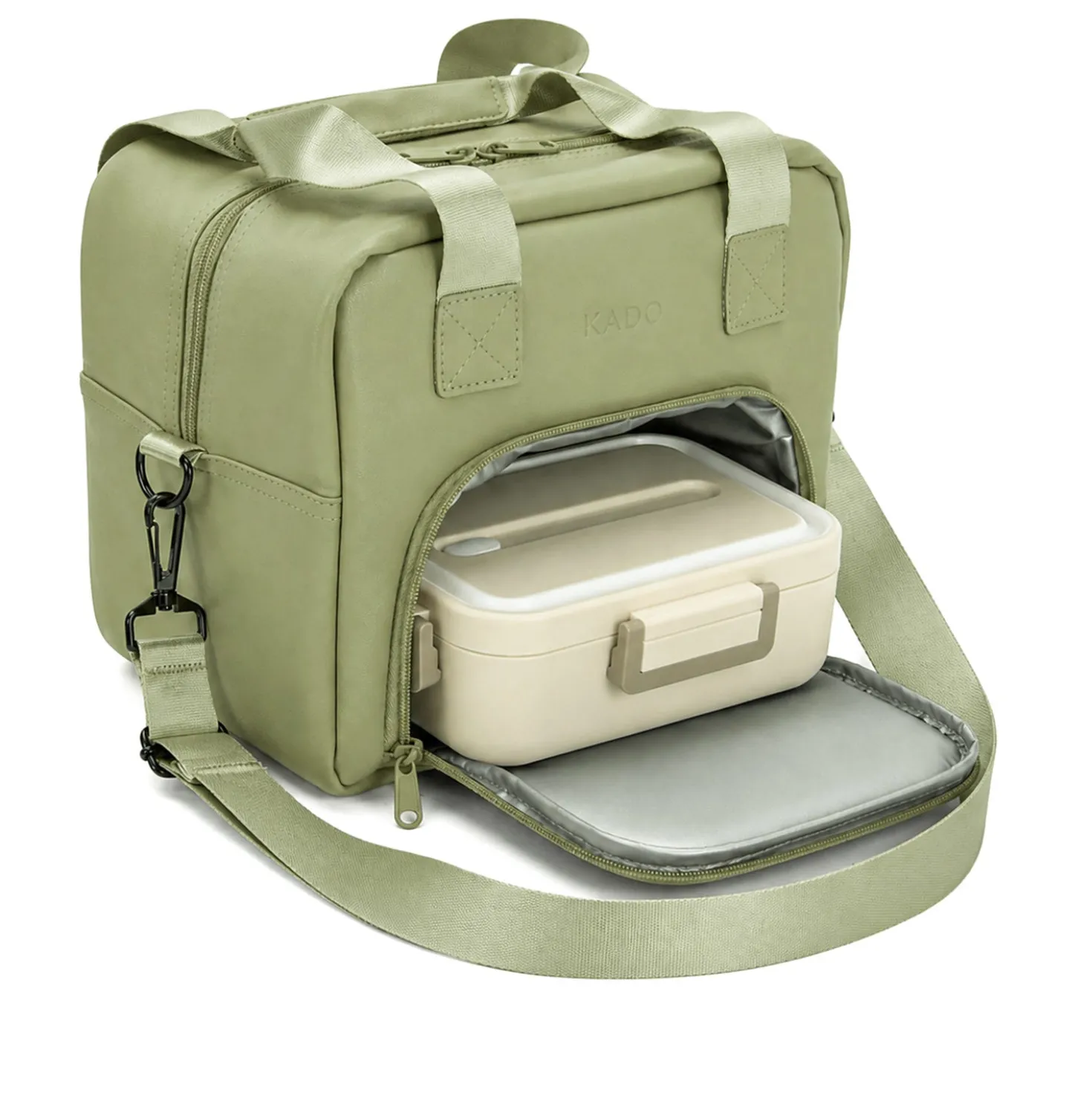Borsa termica 10 L con tracolla verde