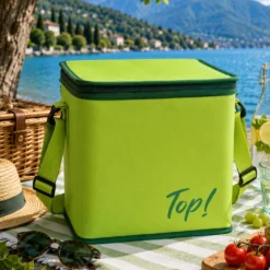 Borsa termica 20 L con tracolla verde Top