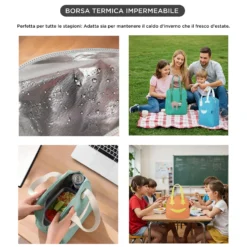 Borsa termica porta pranzo piovra 8,5 L Cooler