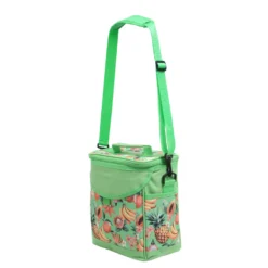 Borsa termica Tropical con tracolla, in poliestere, capacità 9 litri, da 27,5X31,5 cm