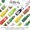 Bottiglia termica galletto 420 ml bambini Farmily