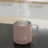 Bricco latte 350 ml in acciaio inox taupe