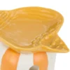Brucia essenze conchiglia gialla ceramica