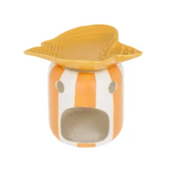 Brucia essenze conchiglia gialla ceramica