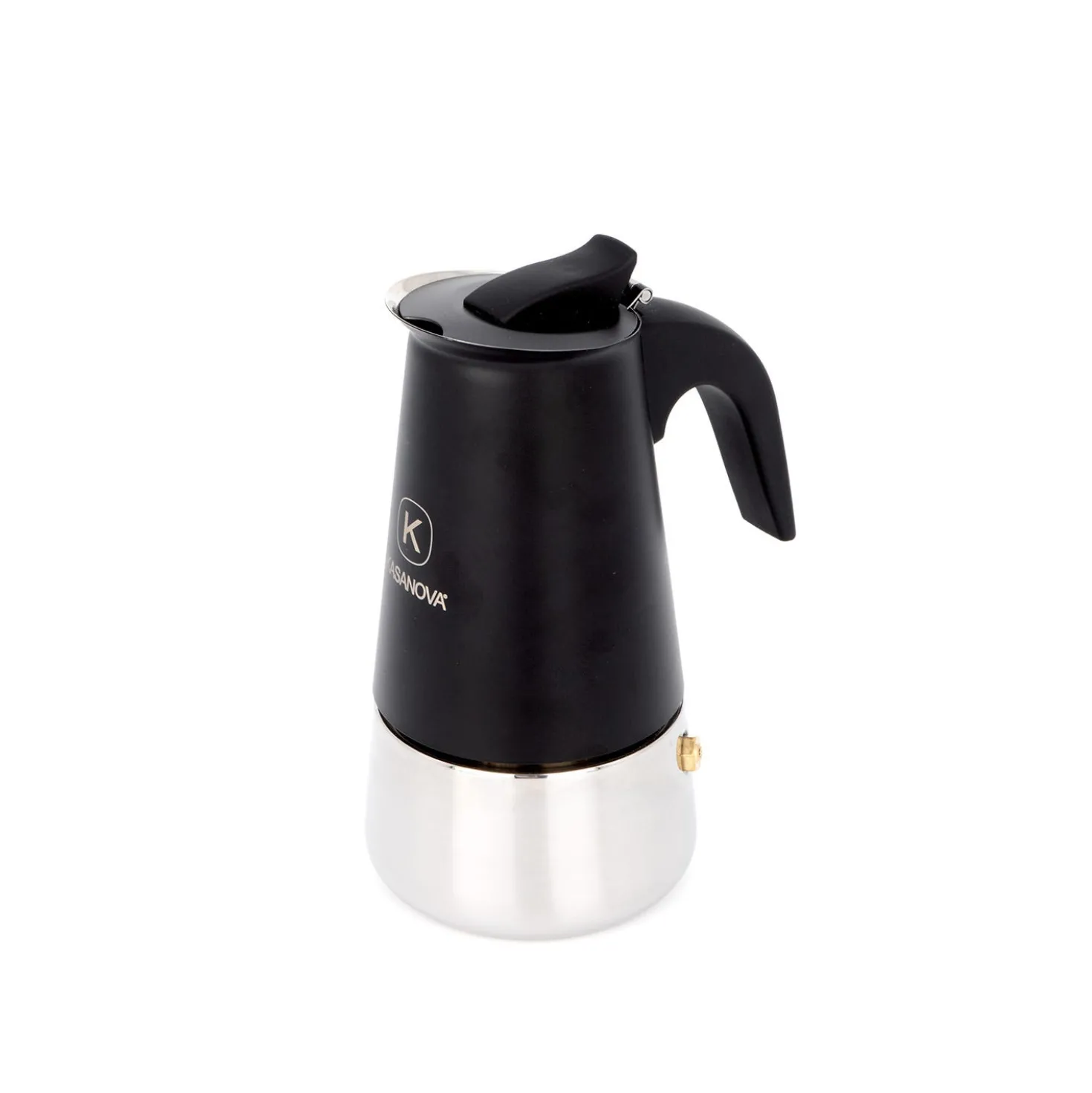 Caffettiera induzione 2 tazze nero