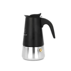 Caffettiera induzione 2 tazze nero