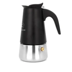 Caffettiera induzione 4 tazze nero