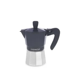 Caffettiera 2 tazze grigio antracite
