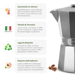 Caffettiera 3 tazze Kasanova Premium