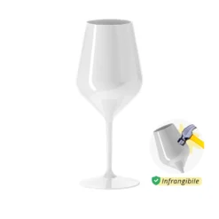 Calice vino in tritan 470 ml bianco