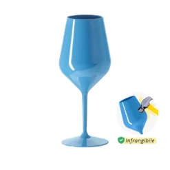 Calice vino in tritan 470 ml blu