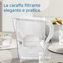 Caraffa filtrante 2,4 L Marella Brita con 12 filtri Maxtra Pro All in 1