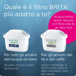 Caraffa filtrante 2,4 L Marella Brita con filtro Maxtra Pro All in 1