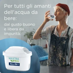 Caraffa filtrante 2,4 L Marella Brita con filtro Maxtra Pro All in 1