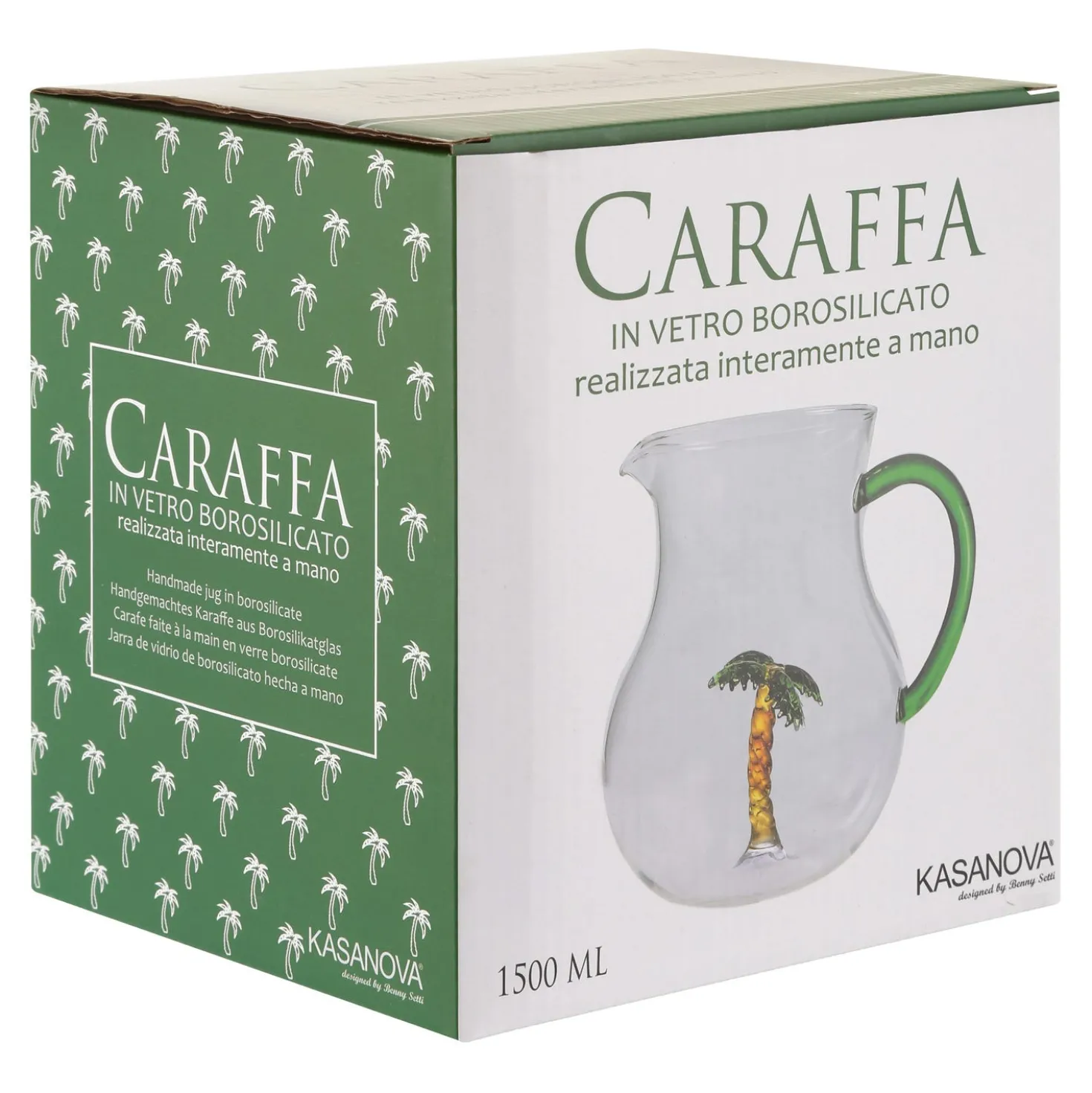 Caraffa in vetro 1,5 lt Palma