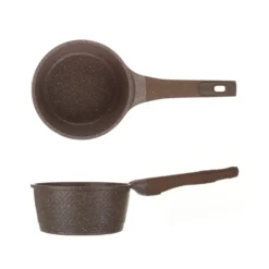 Casseruola 18 cm antiaderente 0 grassi con coperchio