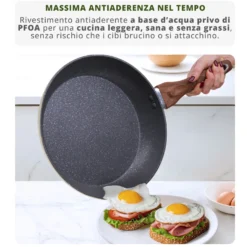 Casseruola 16 cm crema Kolors con coperchio