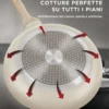 Casseruola 18 cm sabbia Cooking Therapy con coperchio