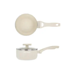 Casseruola 16 cm sabbia Cooking Therapy con coperchio