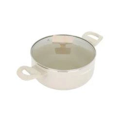 Casseruola 24 cm sabbia Cooking Therapy con coperchio