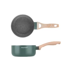 Casseruola 16 cm verde Cooking Therapy con coperchio