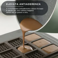Casseruola 16 cm verde Cooking Therapy con coperchio