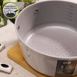 Casseruola induzione 24 cm con coperchio Fatto in casa da Benedetta