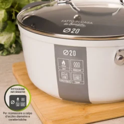 Casseruola induzione 20 cm con coperchio Fatto in casa da Benedetta