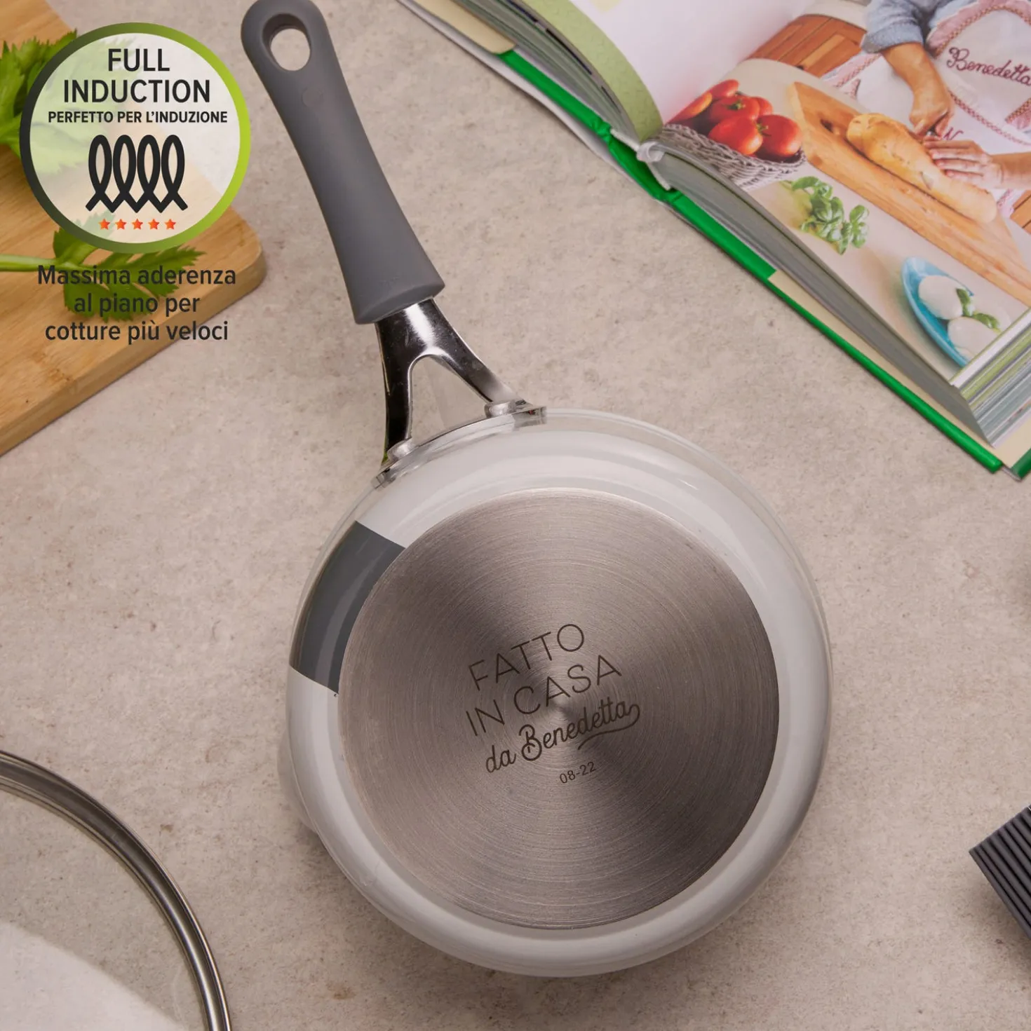 Casseruola induzione 16 cm con coperchio Fatto in casa da Benedetta