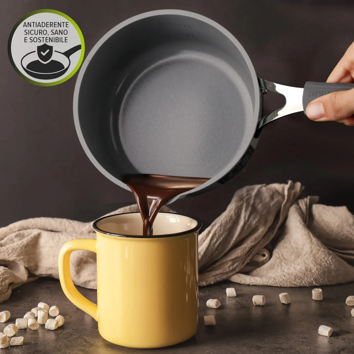 Casseruola induzione 16 cm con coperchio Fatto in casa da Benedetta