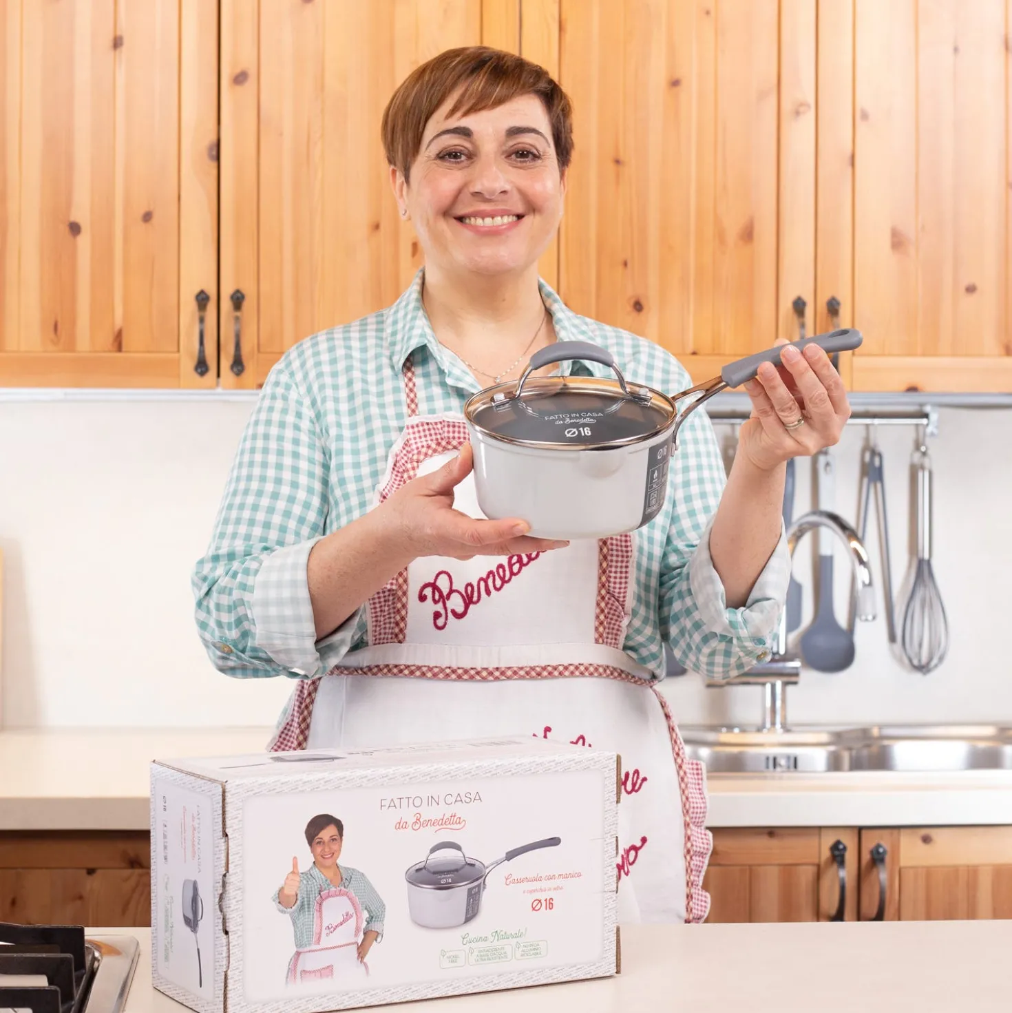 Casseruola induzione 16 cm con coperchio Fatto in casa da Benedetta